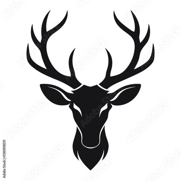 Fototapeta deer head vector