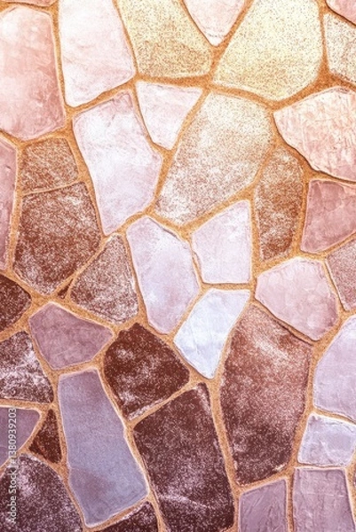 Fototapeta Shimmering glitter texture in rose gold and soft sparkles