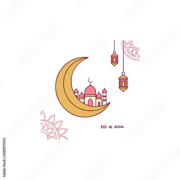 Fototapeta celebrating Eid Al-Adha.