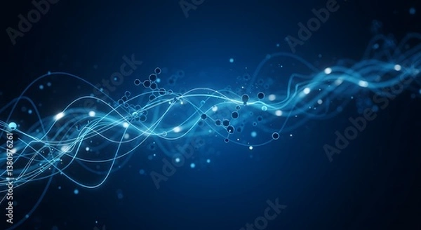 Fototapeta Celestial Currents AI Generated