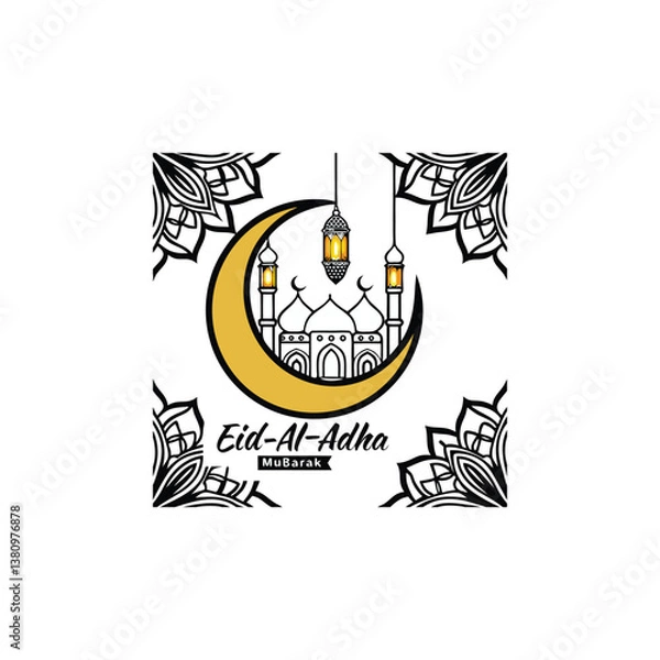 Fototapeta celebrating Eid Al-Adha.