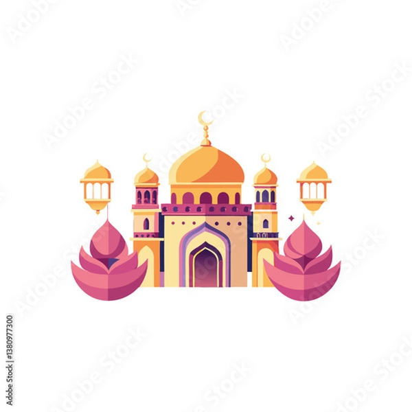 Fototapeta celebrating Eid Al-Adha.