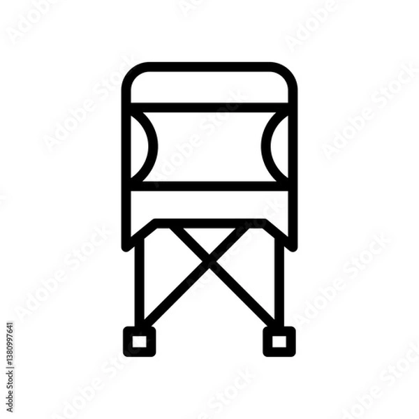 Fototapeta Folding chair