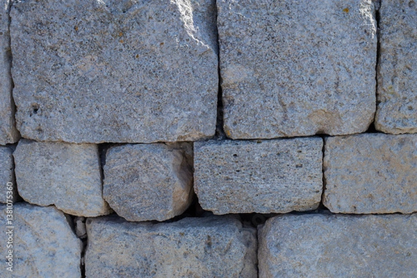 Obraz Stone wall close-up
