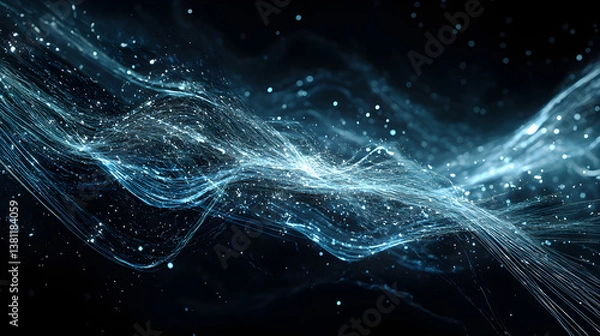 Obraz Dynamic Energy Flow: The Pulsating Vibrance of High Voltage in Electromagnetic Pathways Harnessing Raw Power