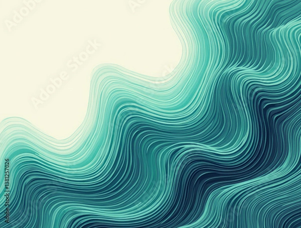 Fototapeta Currency Flow Abstract Art for Banking or Financial Use