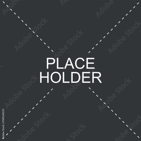 Fototapeta Placeholder Template Insert Your Image Here	
