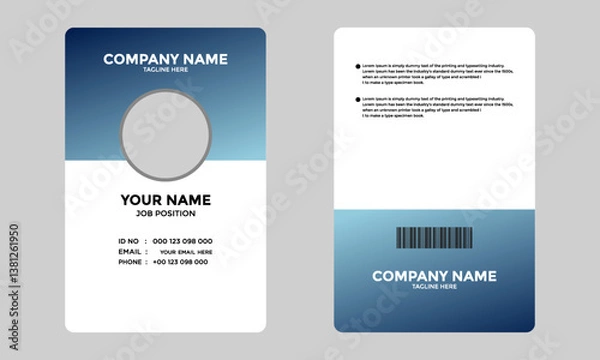 Obraz Modern Corporate ID Card Design