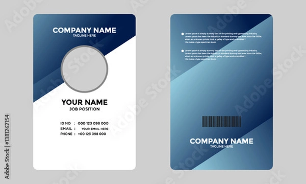 Obraz Modern Corporate ID Card Design
