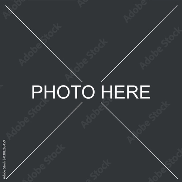 Fototapeta Photo Here Placeholder Template Insert Your Image Here	
