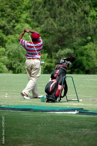 Fototapeta golfer