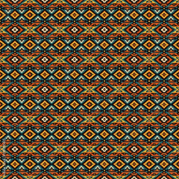 Fototapeta Aztec pattern for textile design