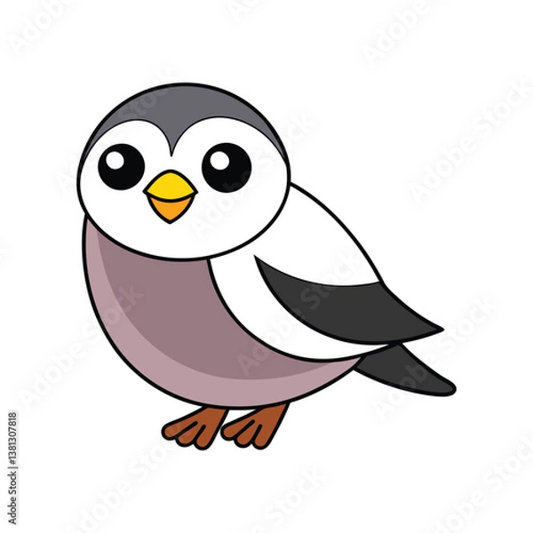 Fototapeta  Hoary Redpoll Bird Colorful Artwork
