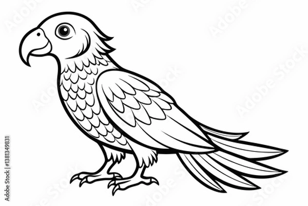 Fototapeta Tia bird vector