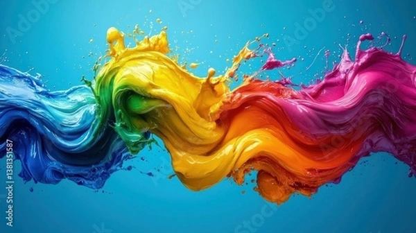 Fototapeta Vibrant Color Explosion: A Symphony of Hues
