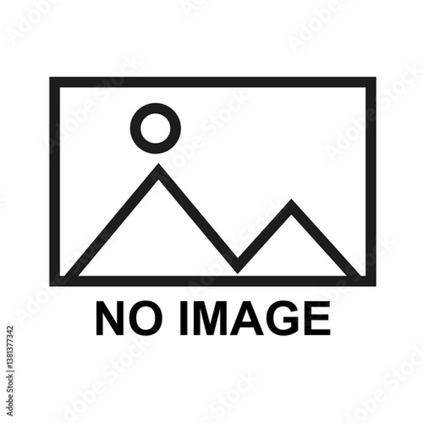Fototapeta No Image icon Placeholder on a Transparent Background
