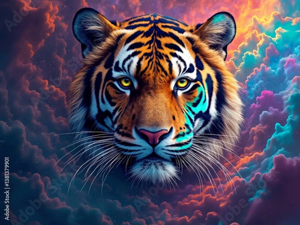 Obraz tiger background 