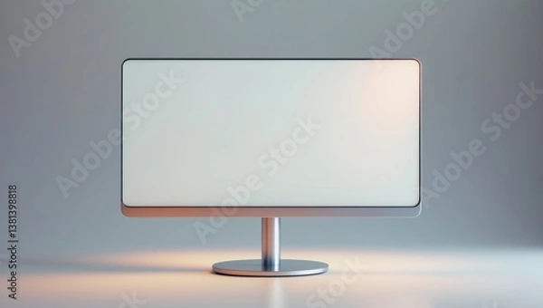 Fototapeta Mockup of a computer monitor digital device