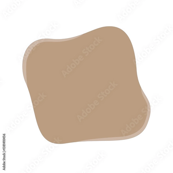 Obraz abstrack brown shape graphic design