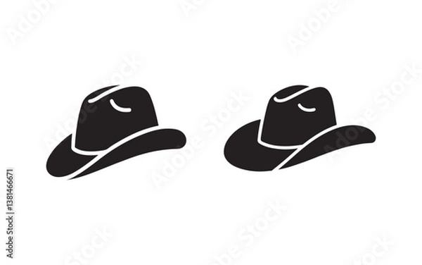 Obraz cowboy hat isolated