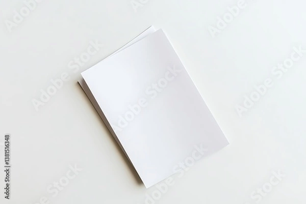 Obraz brochure and catalog layout mockup  
