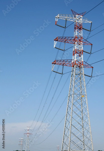 Fototapeta high voltage