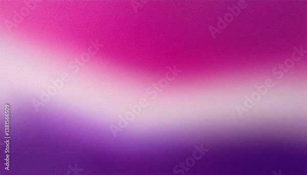Fototapeta pink magenta purple white grainy gradient background noise texture banner backdrop header poster design