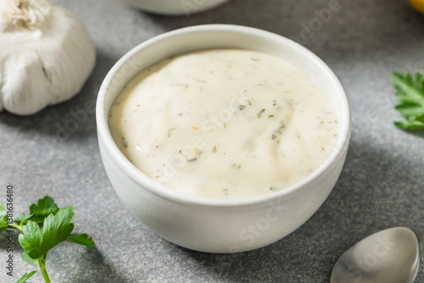 Fototapeta Homemade Ranch Salad Dressing