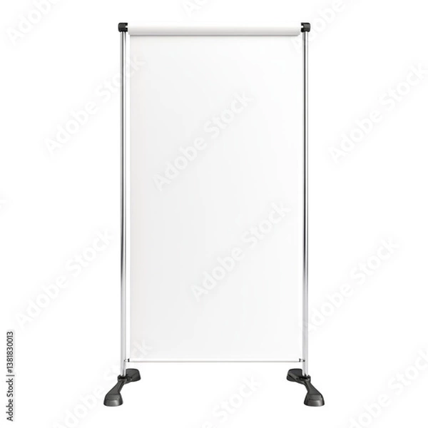 Obraz Blank Flip Chart Stand for Presentations and Meetings
