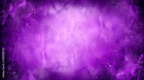 Fototapeta Abstract purple painted background with blurred and textured details