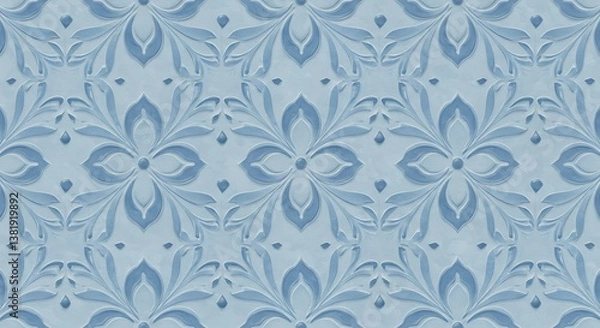 Obraz Embossed Serenity AI Generated