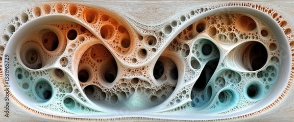 Obraz Intricate, organic, abstract forms