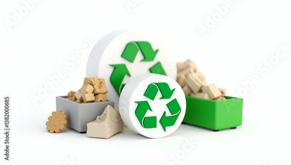 Obraz Investing in 3D Zero Waste Infrastructure: Modern Technologies & Local Partnerships for Sustainable Production, Recycling, and Environmental Stewardship