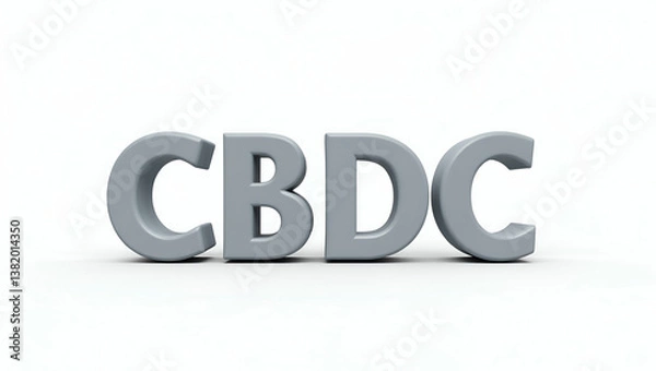 Obraz Explore 3D visuals of CBDC systems, highlighting secure digital infrastructure and innovative protocols in modern finance.