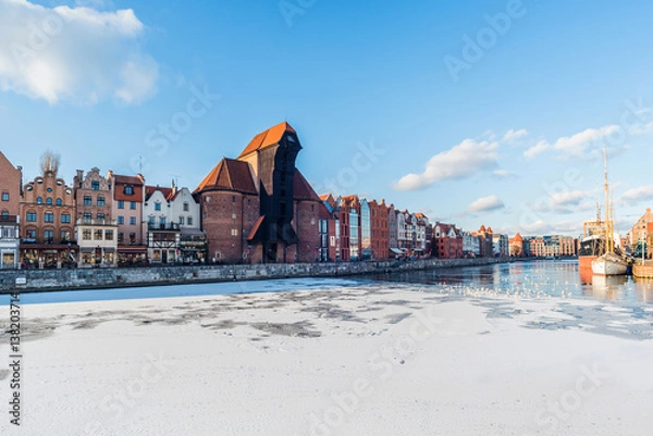 Obraz Gdansk, Danzig, polish city in the winter time.