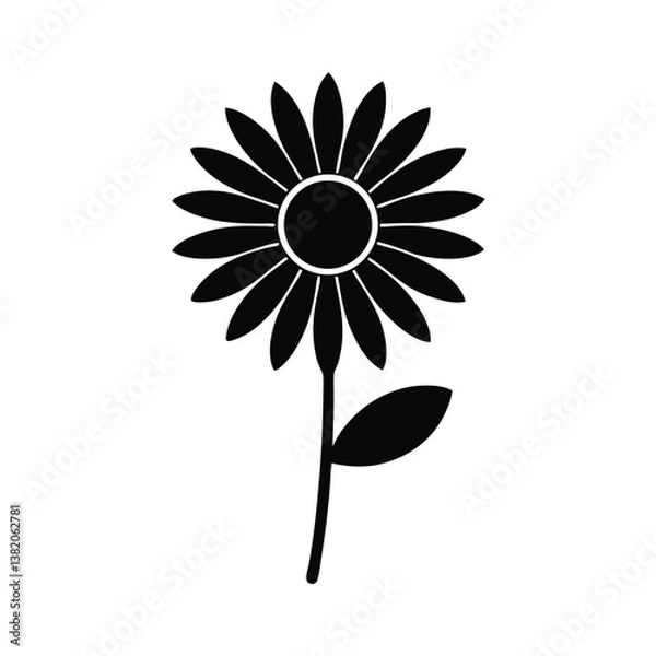 Obraz daisy flower vector illustration