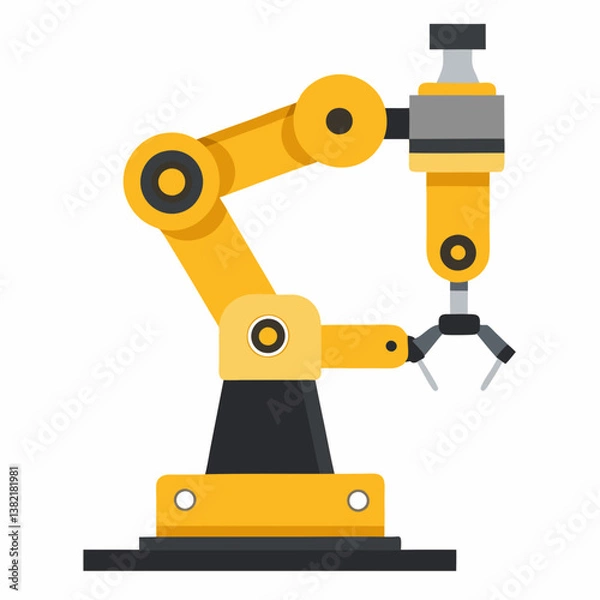 Obraz robotic toy robot vector