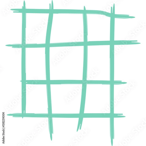 Obraz Abstract Doodle Grid