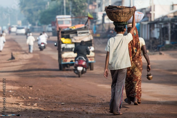 Obraz in strada a Badami