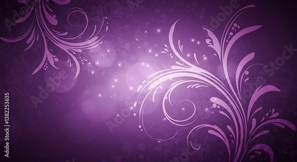 Fototapeta Amethyst Bloom AI Generated