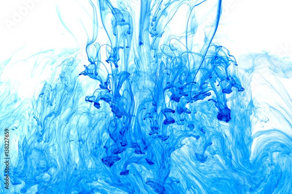 Obraz Blue Tint Drops Background