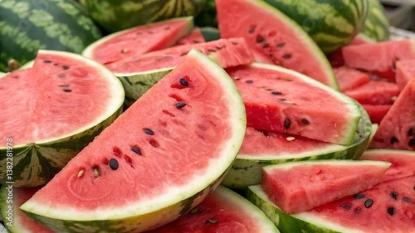 Fototapeta water melon slices