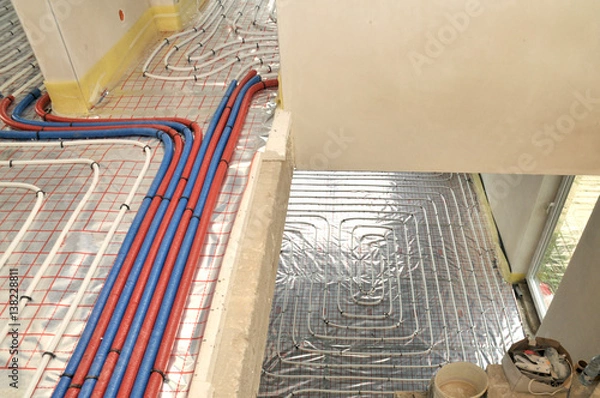 Obraz ogrzewanie podłogowe