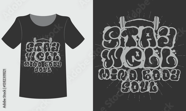 Obraz Creative Gym T-shirt Design Template