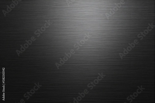 Obraz Dark brushed metal background with subtle light reflection.