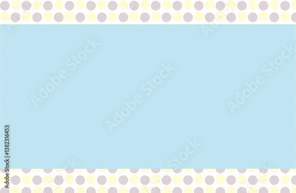 Fototapeta 水玉背景のメッセージカード