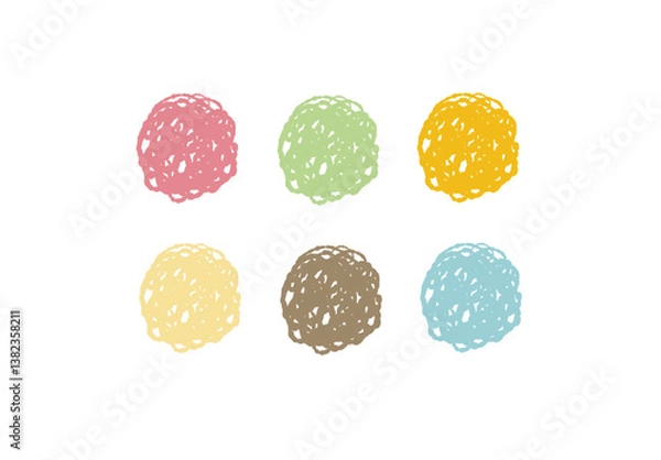 Obraz 手書きの丸