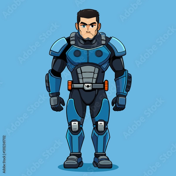 Fototapeta robot vector illustration