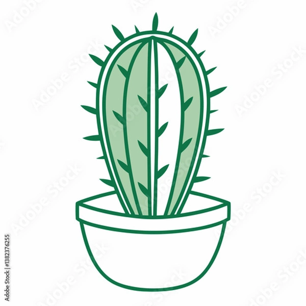 Obraz cactus in flowerpot