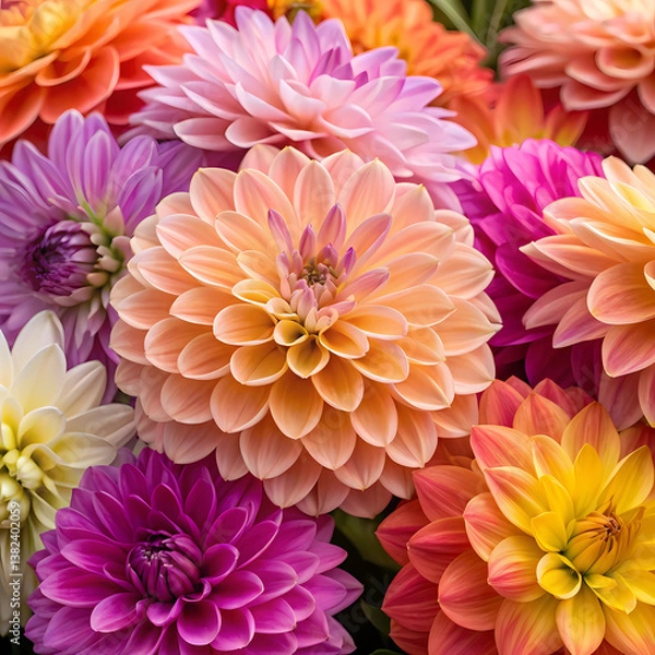 Obraz yellow chrysanthemum flowers